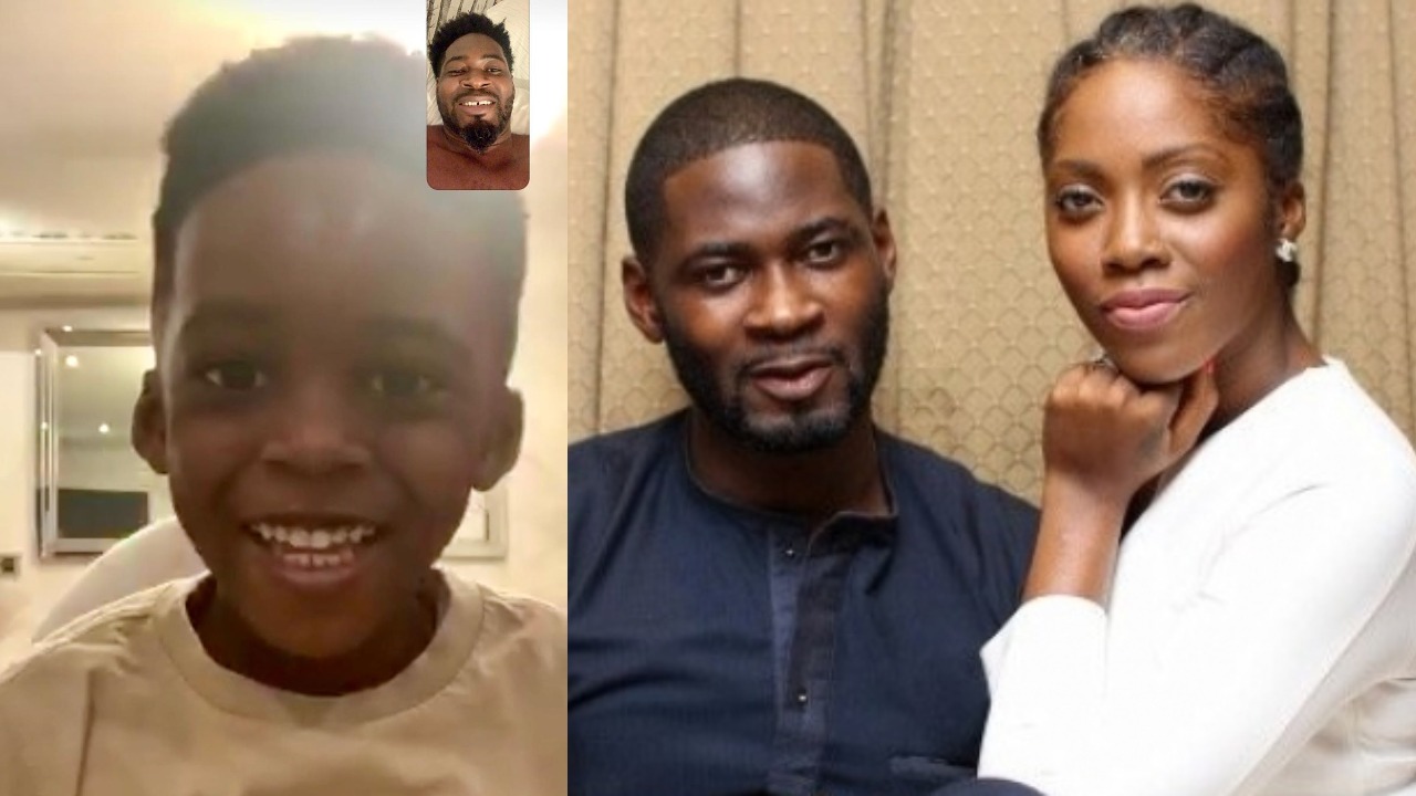 Teebillz Calls Tiwa Savage On Video To Wish His Son A ...